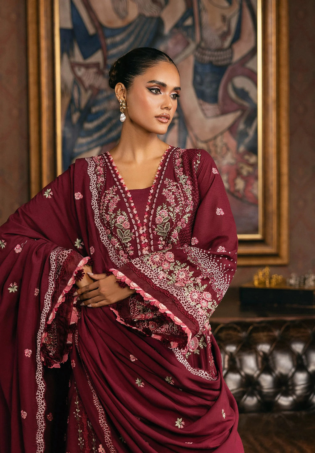 Elaf Premium | Luxury Winter 25 | EWK-4B CRIMSONELLE-4