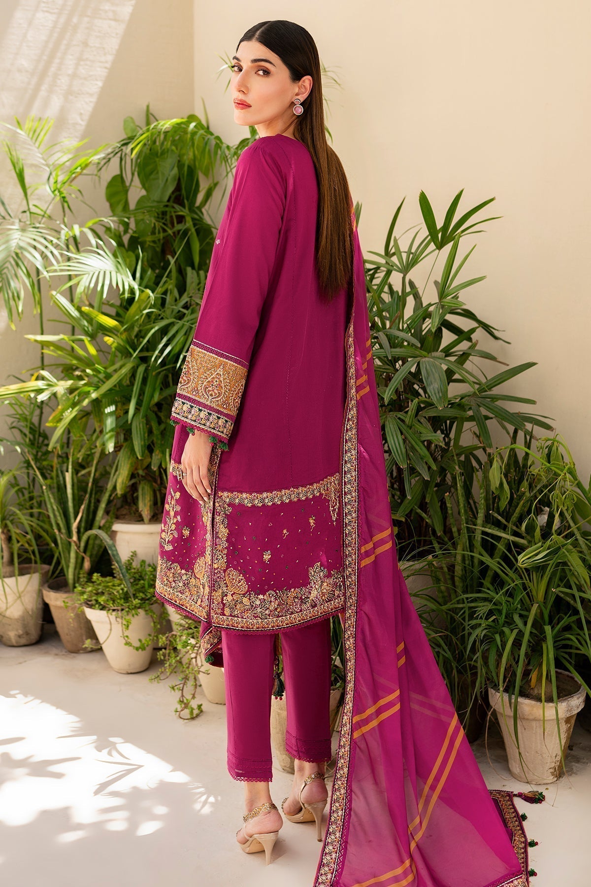 Jazmin | Irish Lawn SS 24 | D10 -  Jazmin Luxury - Original Designer Dress - House of Maryam
