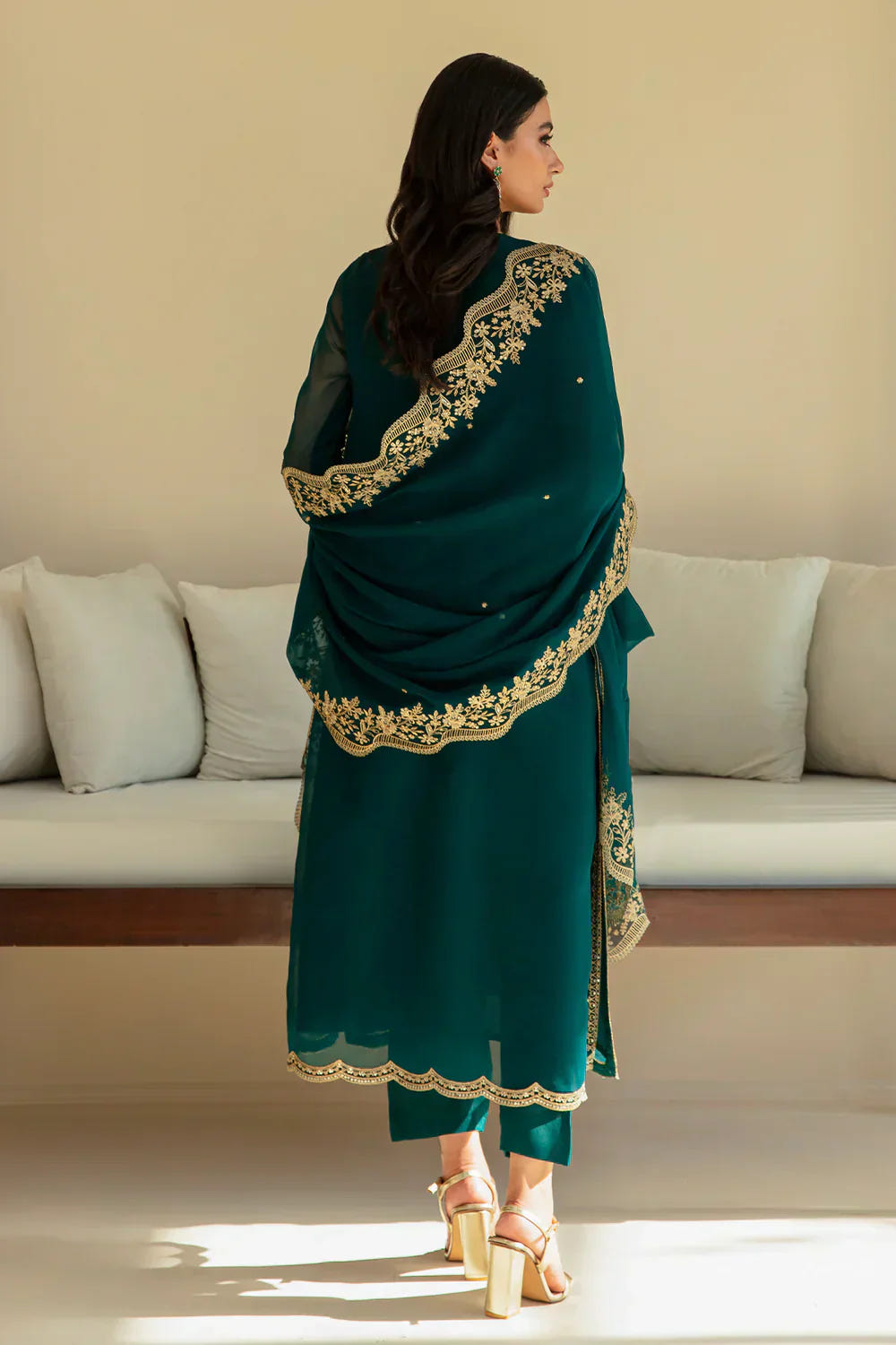 Baroque | Formals Collection | PR-828 -  Baroque Formal - Original Designer Dress - House of Maryam