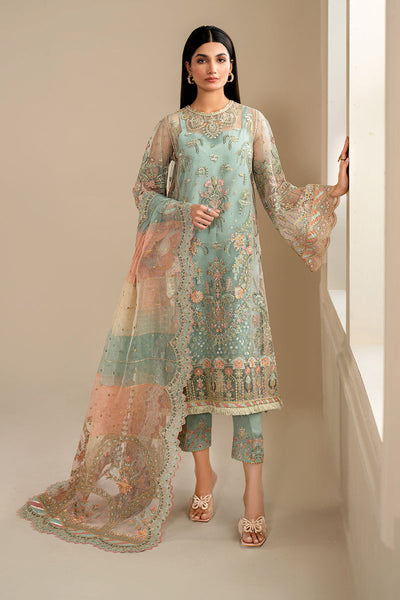 Baroque | Formal Collection | NET UF-620 -  Baroque Ladies Clothes - Original Designer Dress - House of Maryam