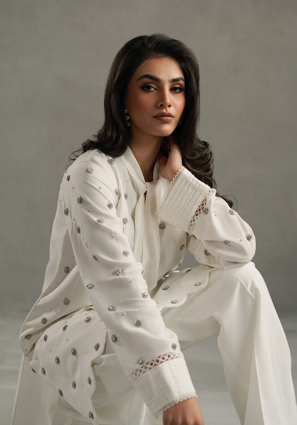 Zarqash | Silk Edit | ZQS 008 OPAL -  Zarqash Ladies Clothes - Original Designer Dress - House of Maryam