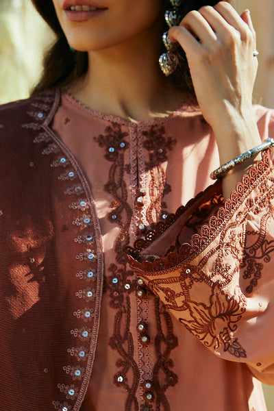 Cross Stitch | Premium Lawn 24 | ARID SAND -  Cross Stitch Formal - Original Designer Dress - House of Maryam