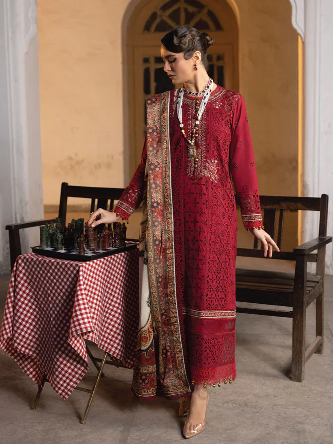 Faiza Faisal | Maya Luxury Lawn | Elif -  Faiza Faisal Luxury -  House of Maryam