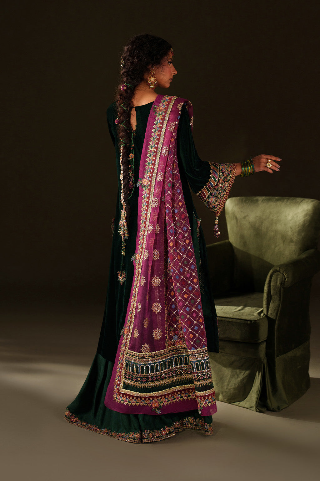 Iznik | Velvet 25 | IV-74 Embroidered Velvet, image 2