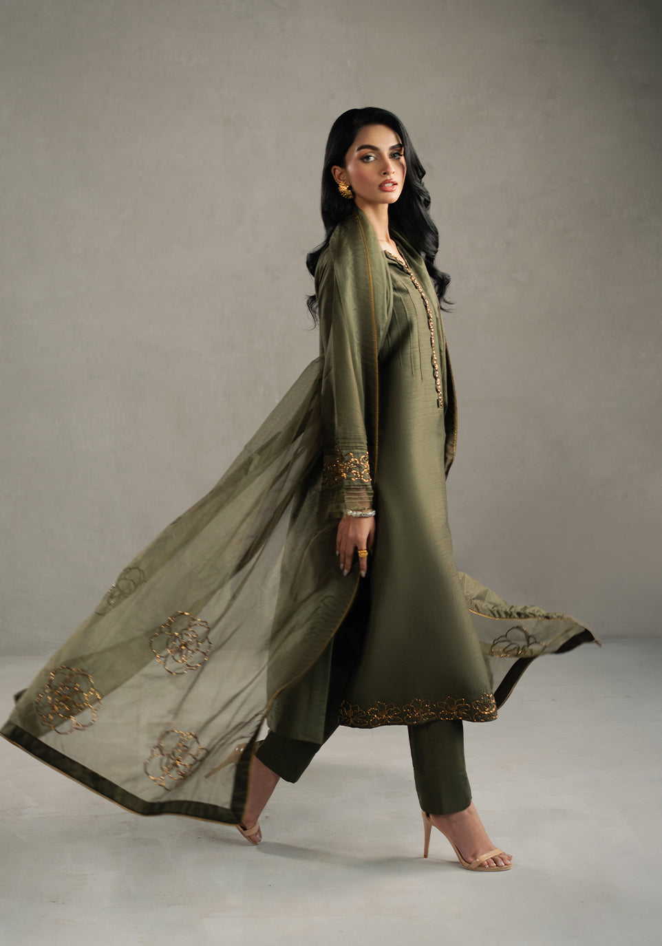 Zarqash | Silk Edit | ZQS 006 ARIA -  Zarqash Ladies Clothes - Original Designer Dress - House of Maryam
