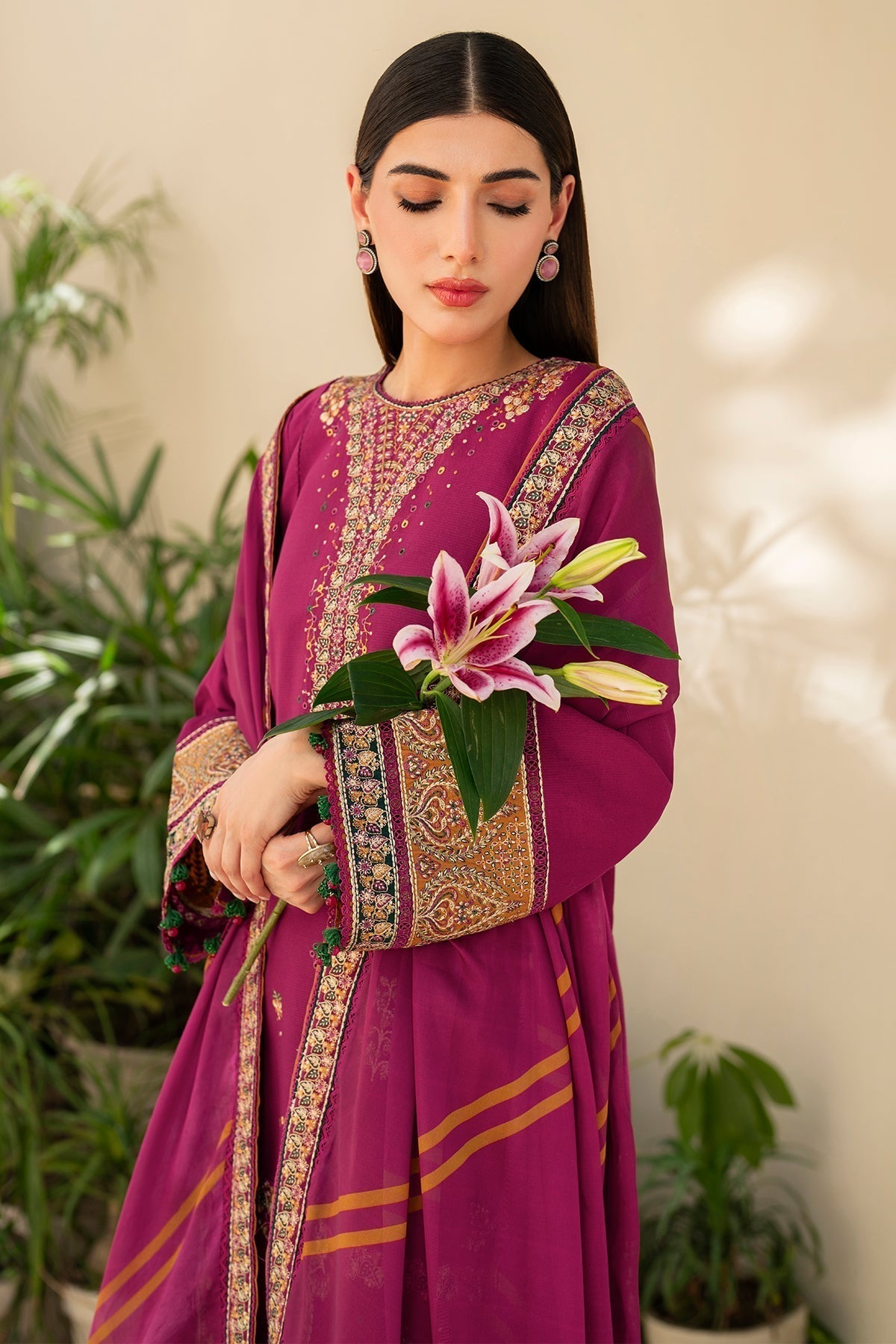 Jazmin | Irish Lawn SS 24 | D10 -  Jazmin Luxury - Original Designer Dress - House of Maryam