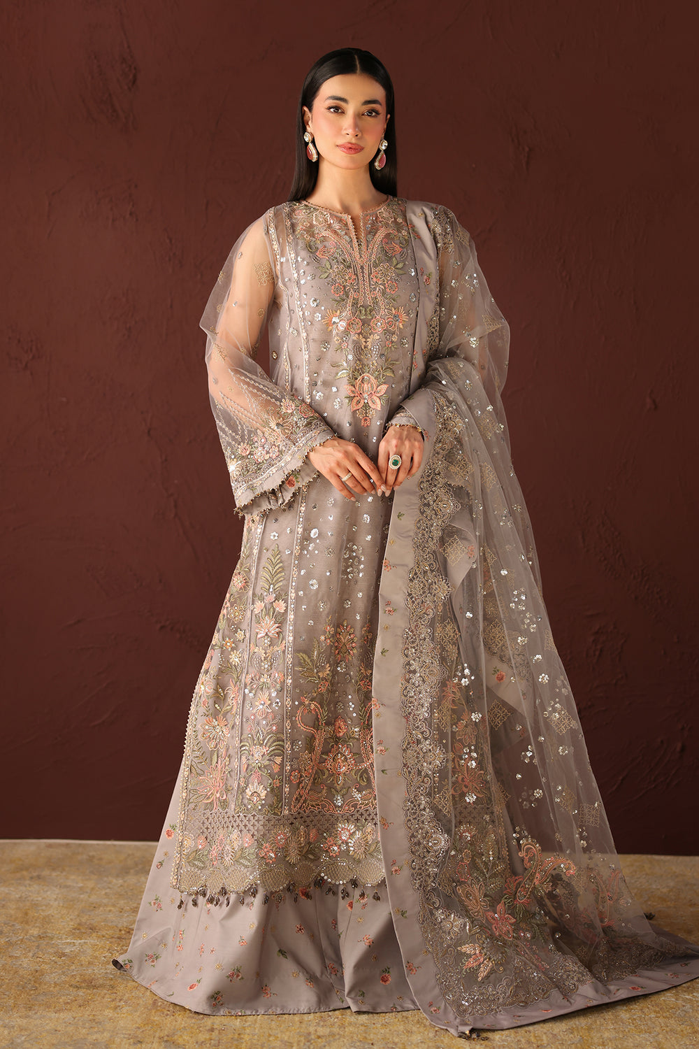 Baroque | Formals Collection | EMBROIDERED NET UF-4487-1