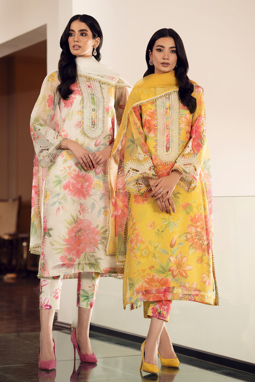 Baroque | Luxury Pret 24 | COTTON PATTI UF-510 -  Baroque Luxury - Original Designer Dress - House of Maryam