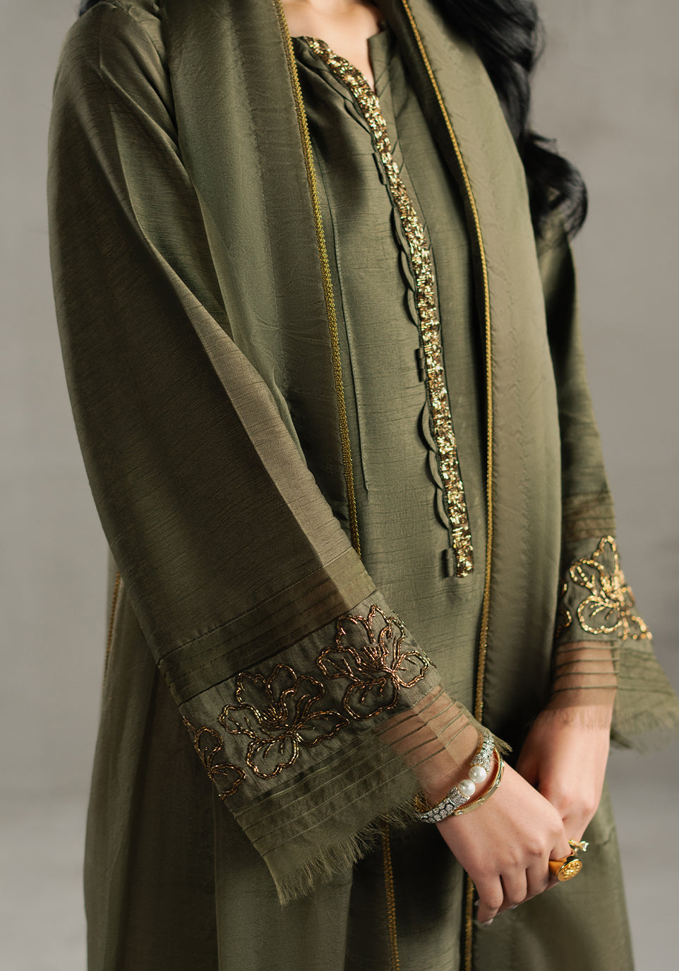 Zarqash | Silk Edit | ZQS 006 ARIA -  Zarqash Ladies Clothes - Original Designer Dress - House of Maryam