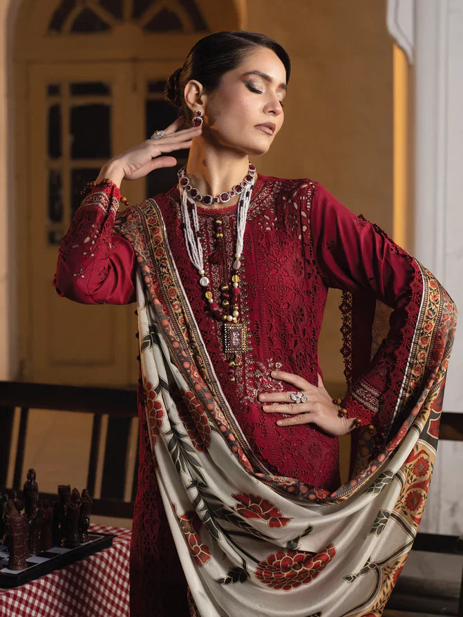 Faiza Faisal | Maya Luxury Lawn | Elif -  Faiza Faisal Luxury -  House of Maryam