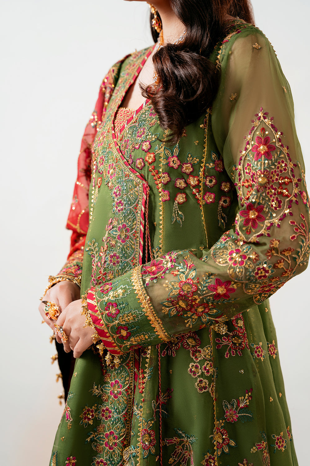 Baroque | Formals Collection | EMBROIDERED CHIFFON UF-4037, image 3