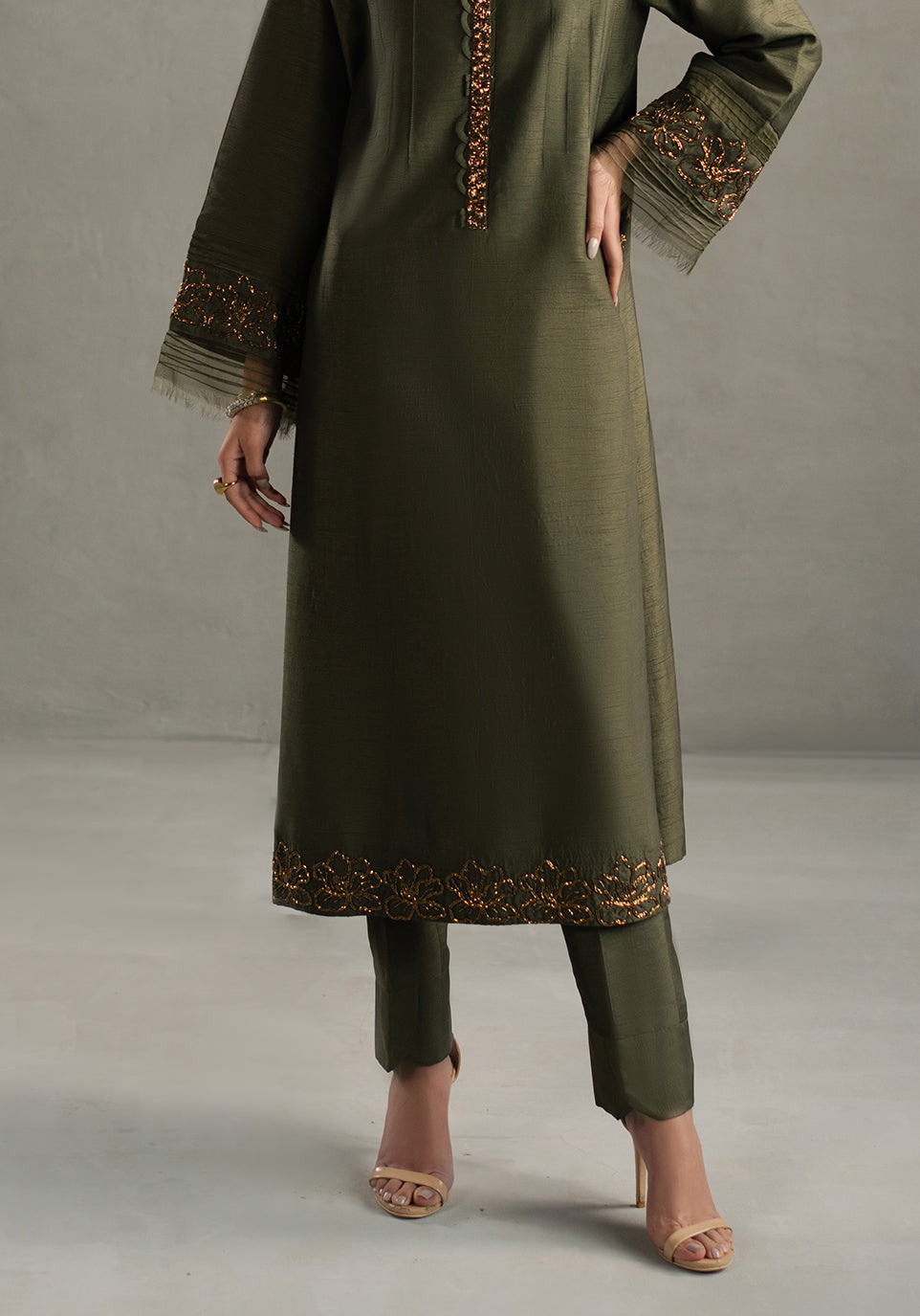 Zarqash | Silk Edit | ZQS 006 ARIA -  Zarqash Ladies Clothes - Original Designer Dress - House of Maryam