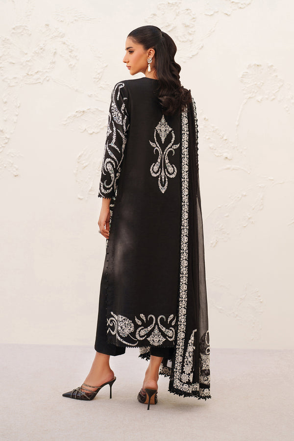 Baroque | Formals Collection | EMBROIDERED RAW SILK UF-4381, image 2