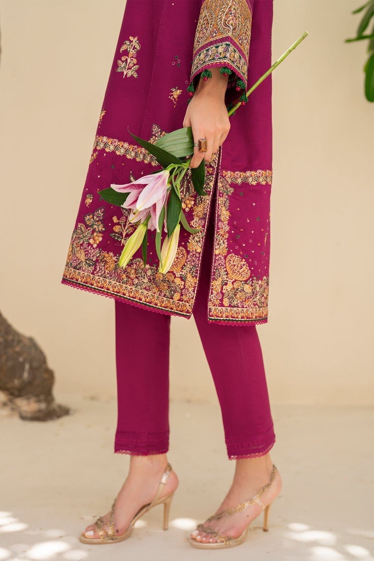 Jazmin | Irish Lawn SS 24 | D10 -  Jazmin Luxury - Original Designer Dress - House of Maryam