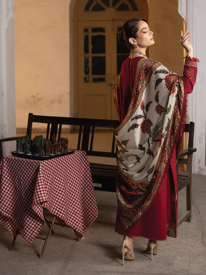 Faiza Faisal | Maya Luxury Lawn | Elif -  Faiza Faisal Luxury - Original Designer Dress - House of Maryam