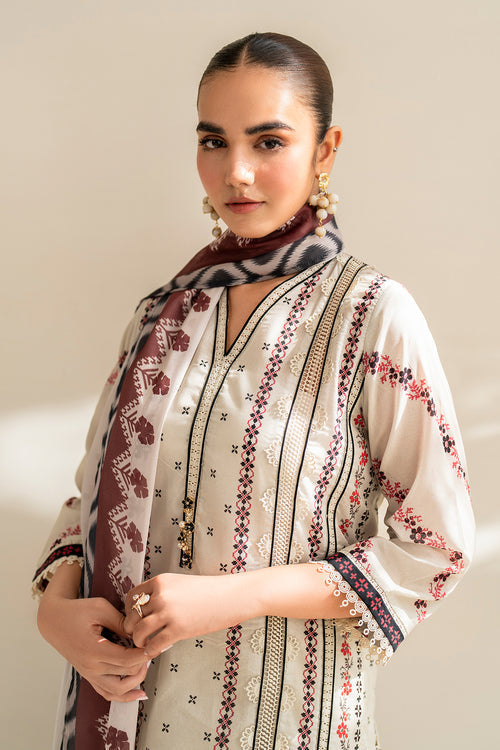 Baroque | Luxury Pret 24 | LAWN UF-678 -  Baroque Luxury - Original Designer Dress - House of Maryam