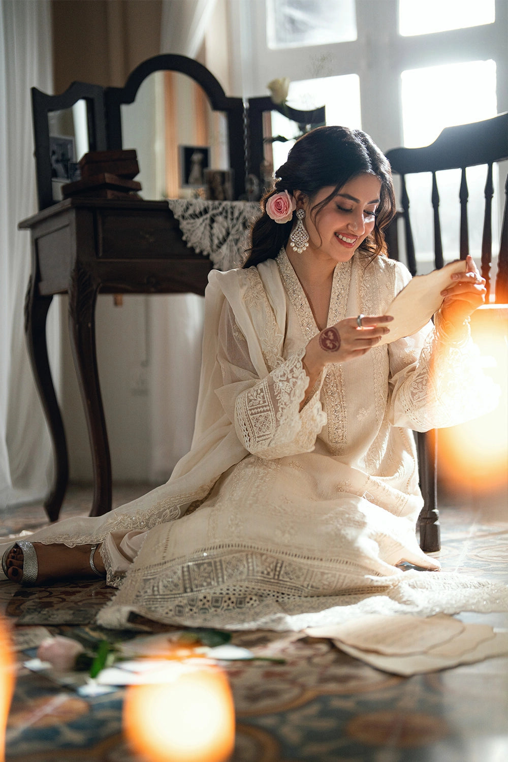 Azure | Eid Drop | Ivory Petal-5