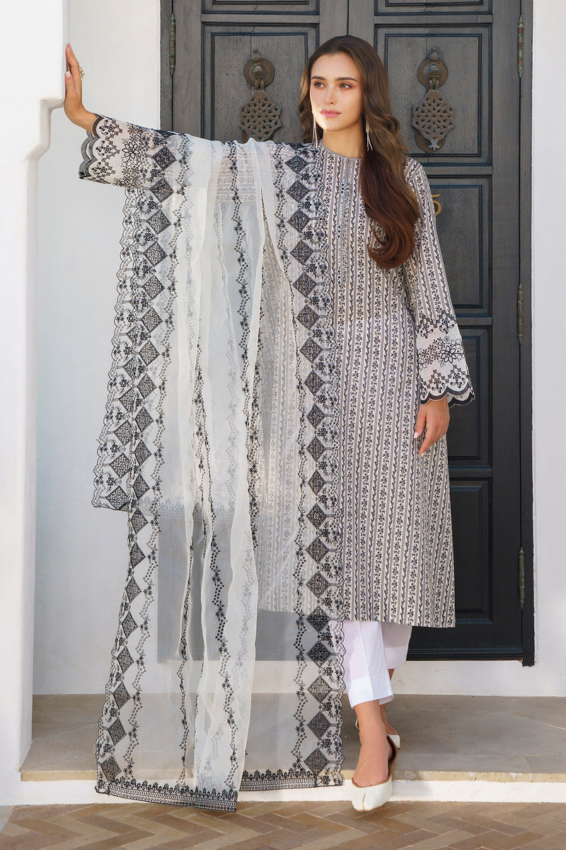Baroque | Luxury Pret 24 | LAWN UF-574 -  Baroque Luxury - Original Designer Dress - House of Maryam