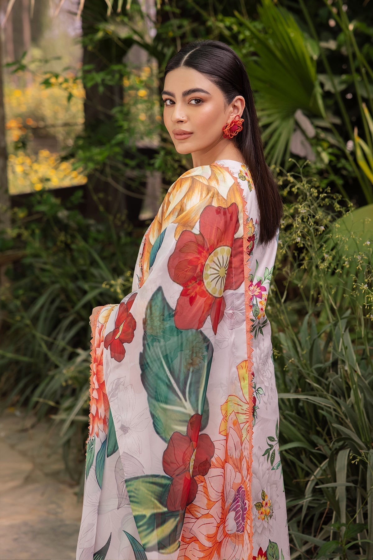 Alizeh | Sheen Lawn Prints 24 | ORCHID -  Alizeh Casuals - Original Designer Dress - House of Maryam