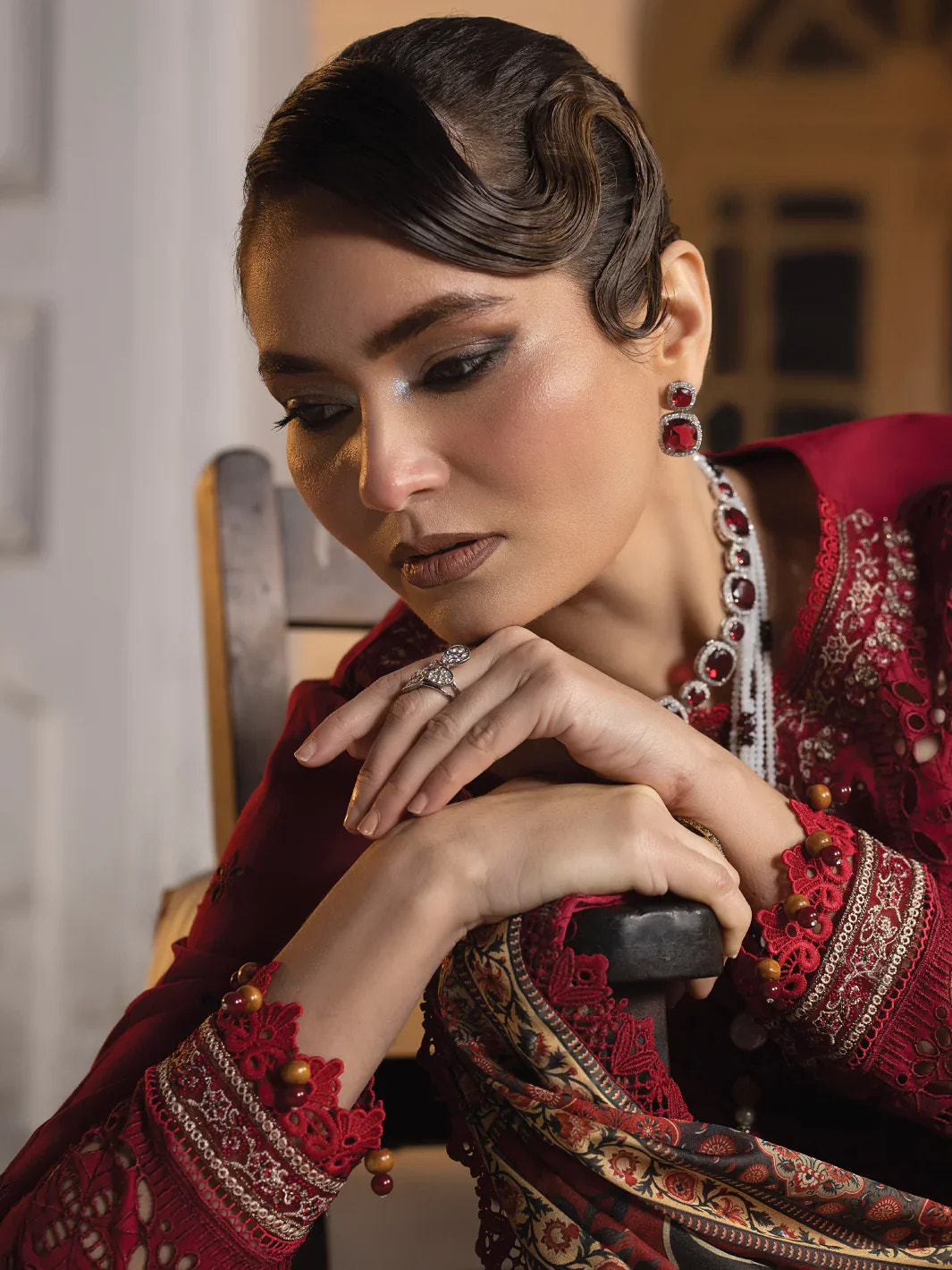 Faiza Faisal | Maya Luxury Lawn | Elif -  Faiza Faisal Luxury - Original Designer Dress - House of Maryam