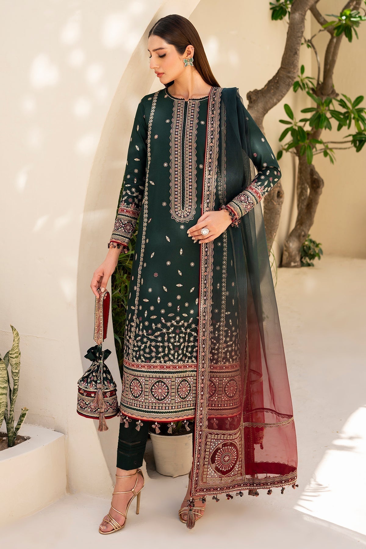 Jazmin | Irish Lawn SS 24 | D9 -  Jazmin Luxury - Original Designer Dress - House of Maryam