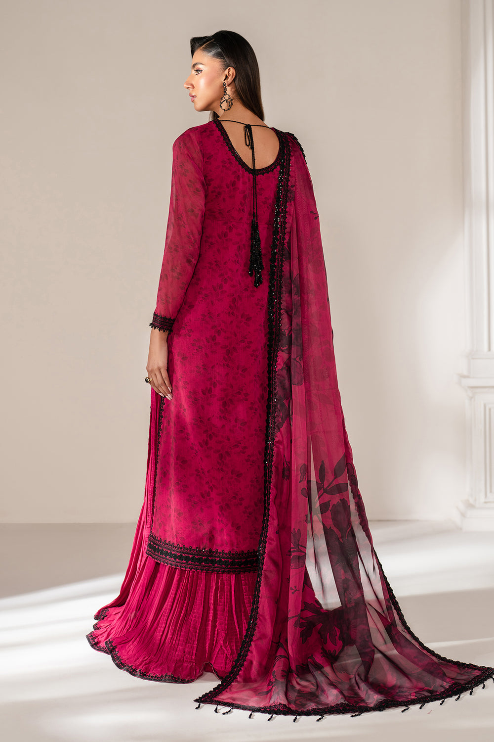 Baroque | Formals Collection | EMBROIDERED CHIFFON UF-4138, image 2
