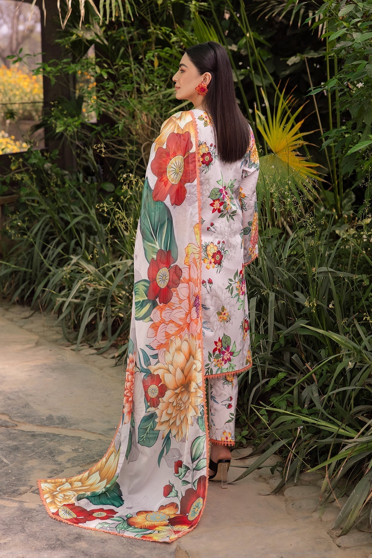 Alizeh | Sheen Lawn Prints 24 | ORCHID -  Alizeh Casuals - Original Designer Dress - House of Maryam