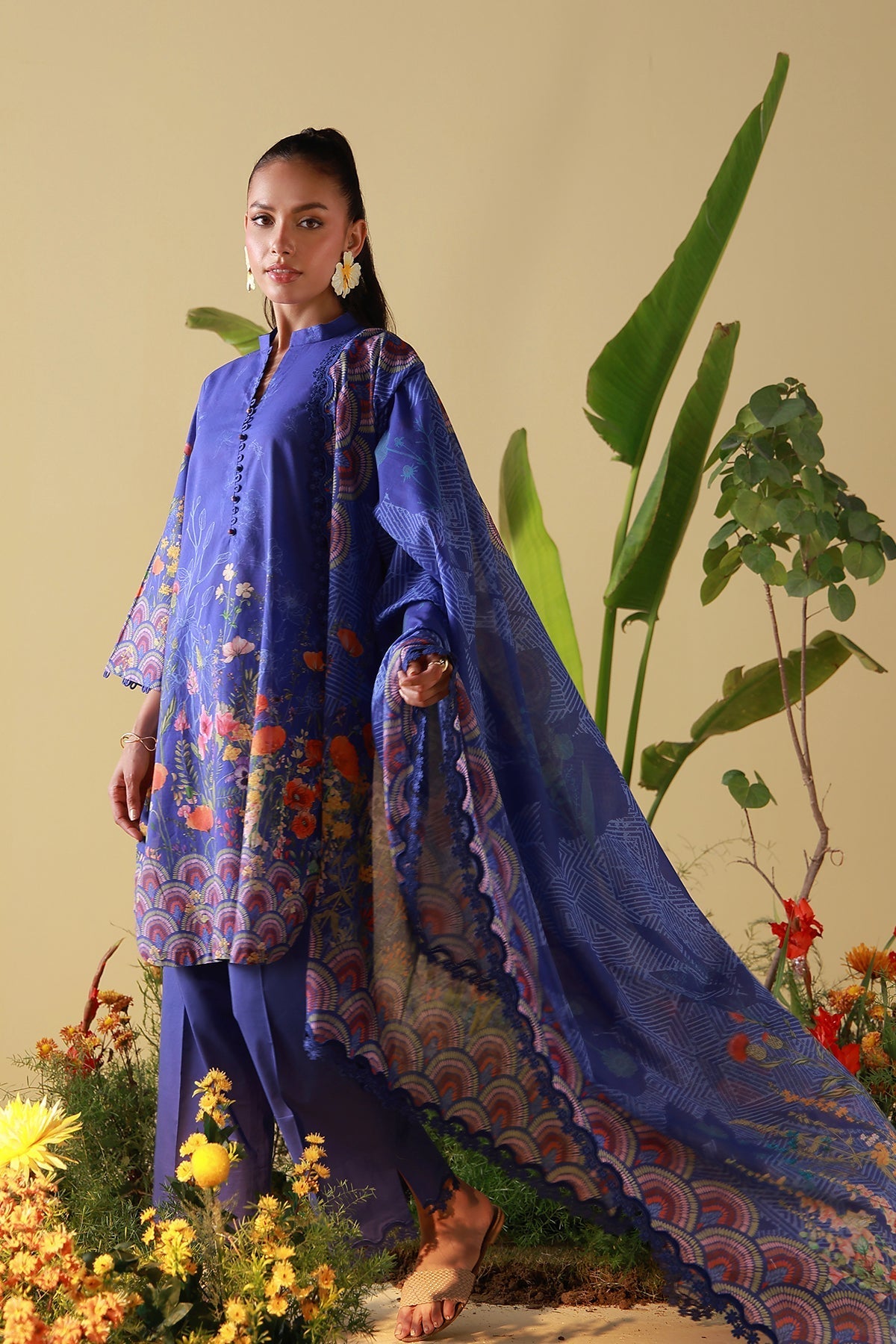 Sahar | Mirha Casual Pret | Royal Cobalt-5