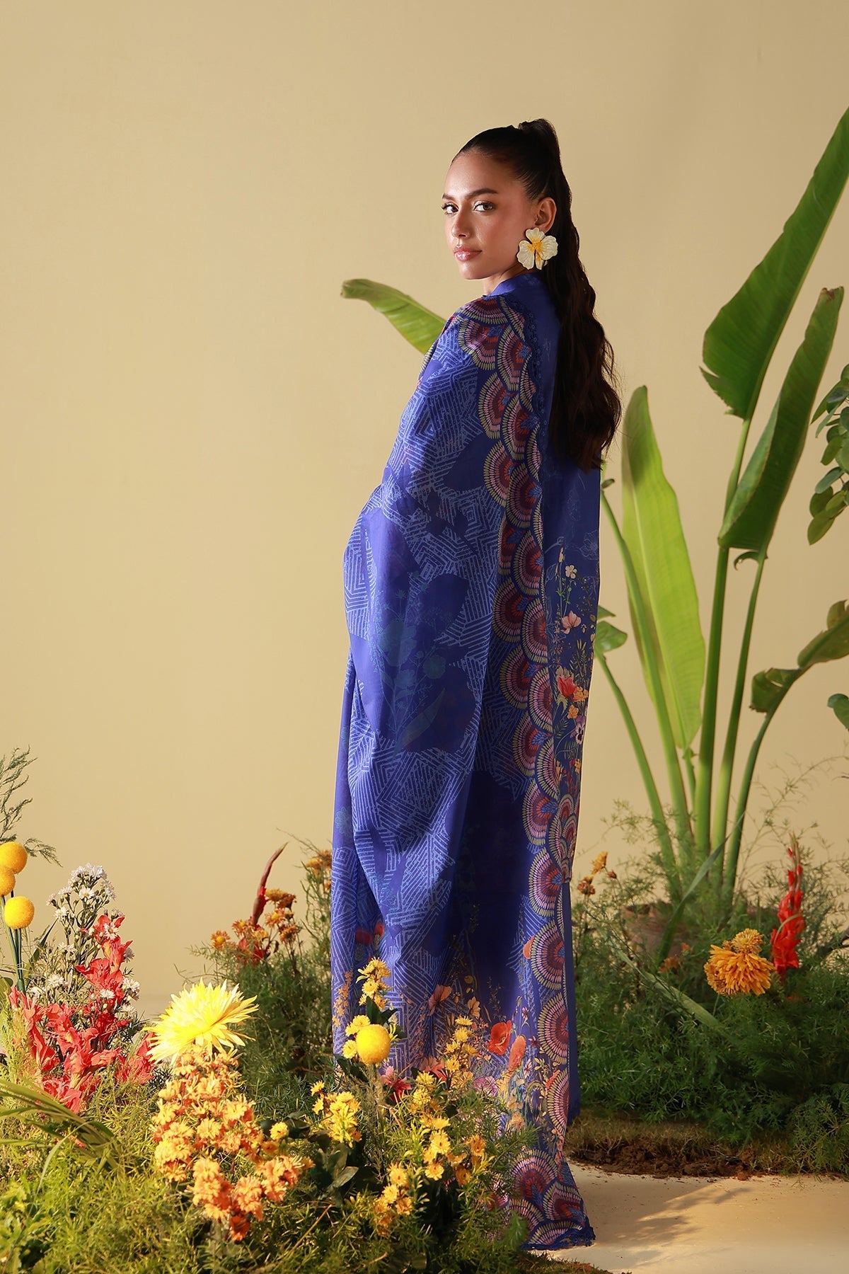 Sahar | Mirha Casual Pret | Royal Cobalt-2