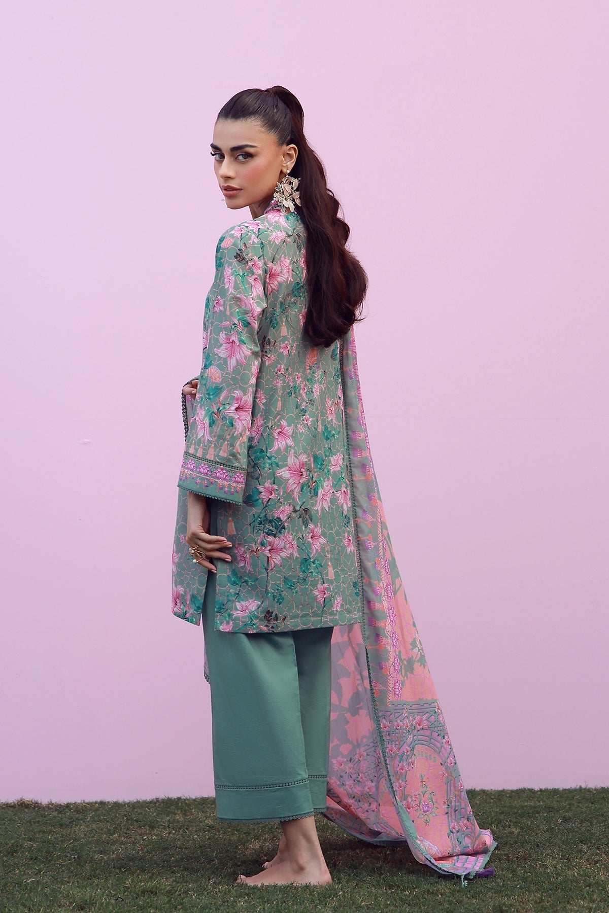 Sahar | Mirha Casual Pret | Olive Blush Reverie-2