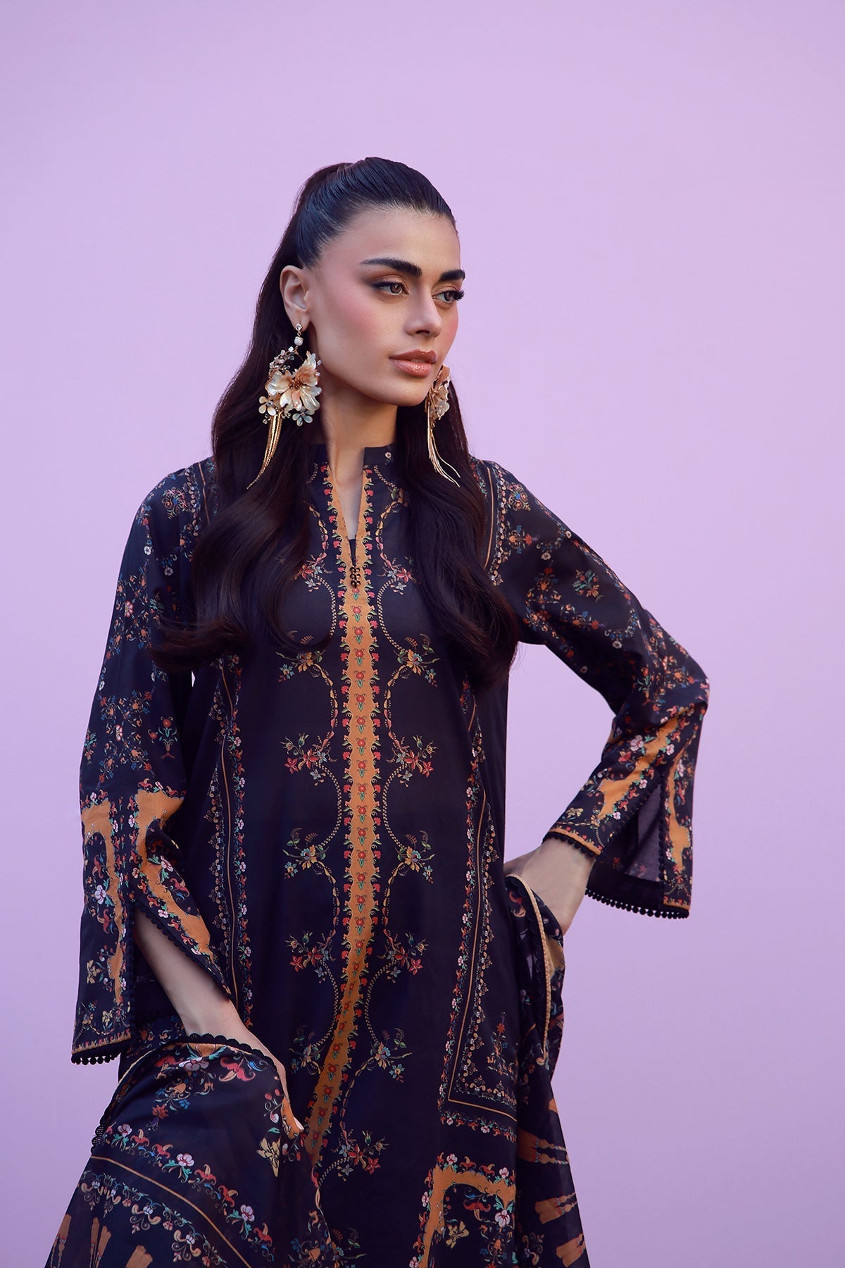 Sahar | Mirha Casual Pret | Midnight Jardin-4
