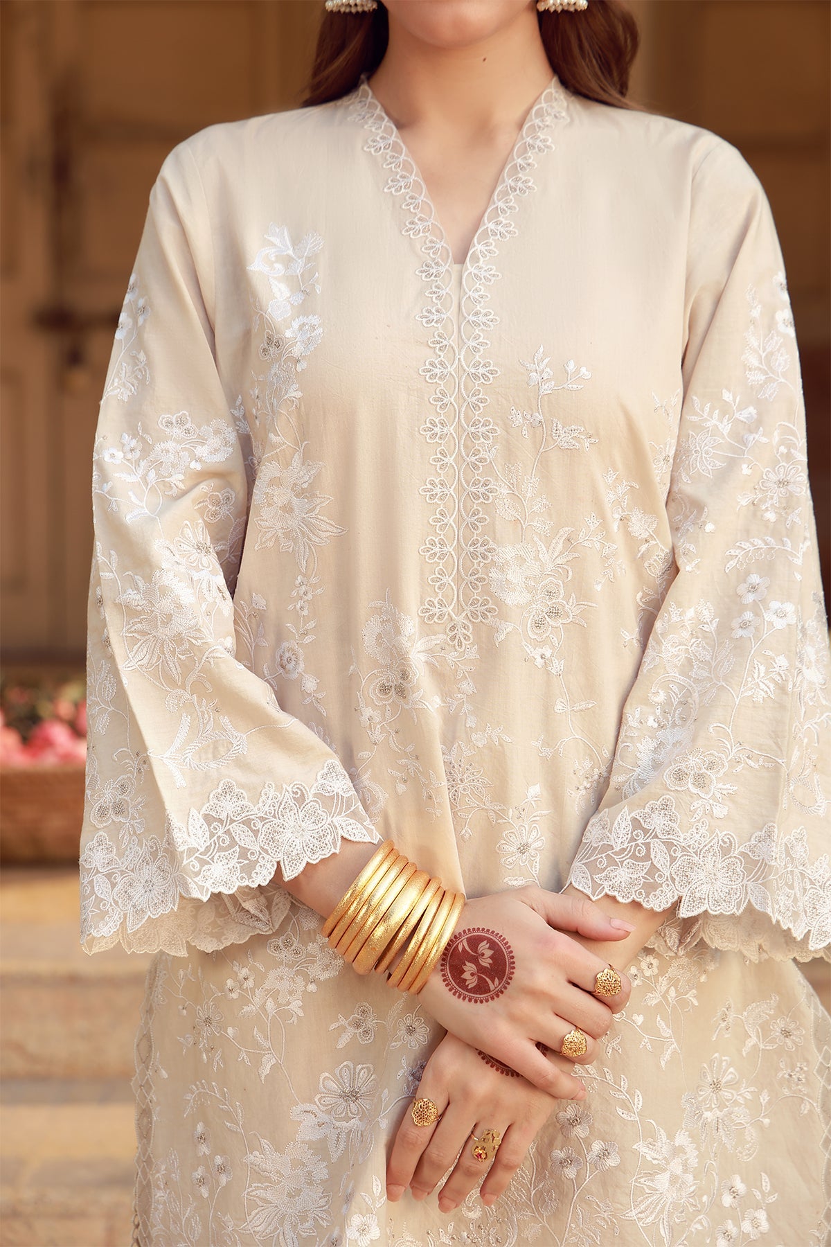 Sahar | Festive Edit 26 | Ivory Mirage, image 3
