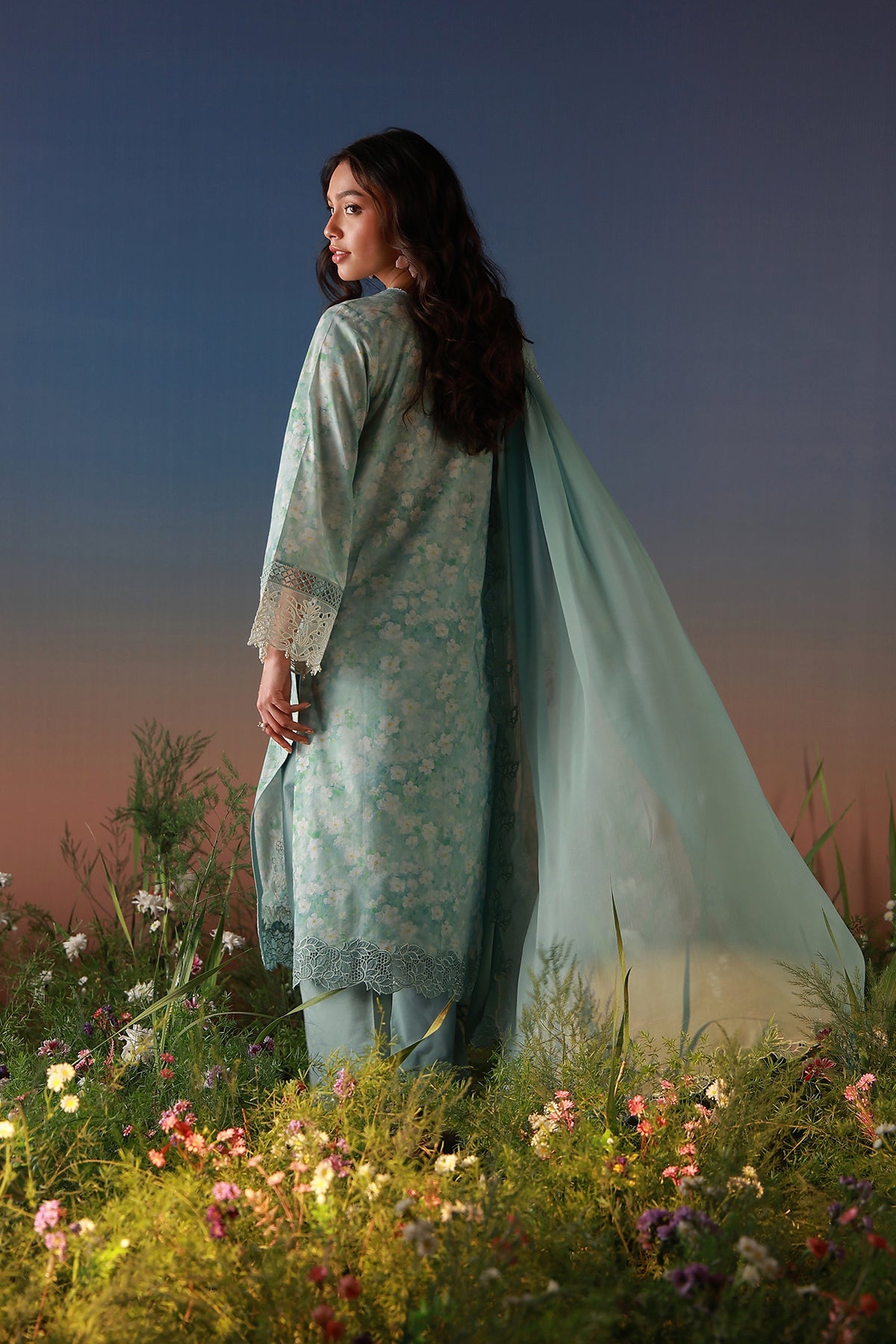 Sahar | Mirha Casual Pret | Pale Azure, image 2