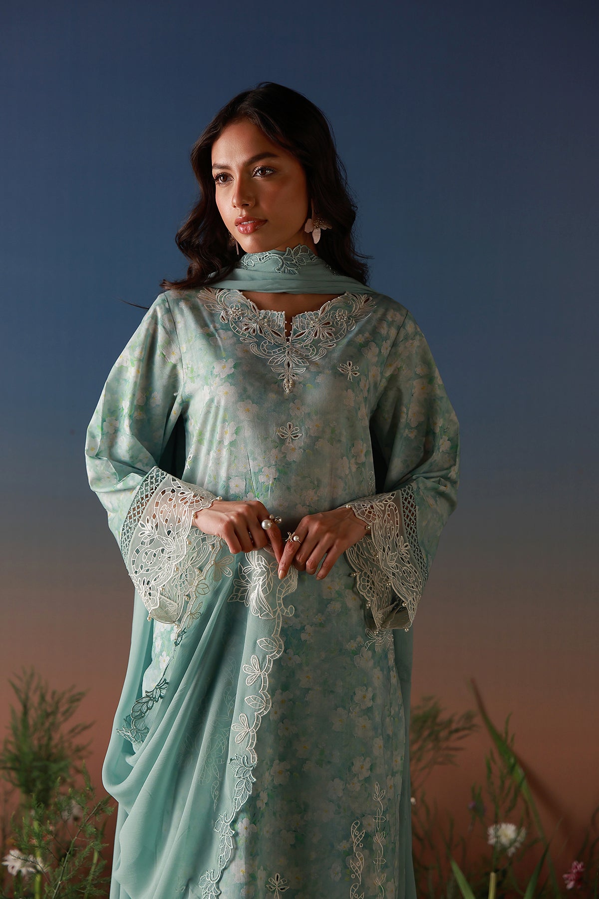 Sahar | Mirha Casual Pret | Pale Azure, image 4