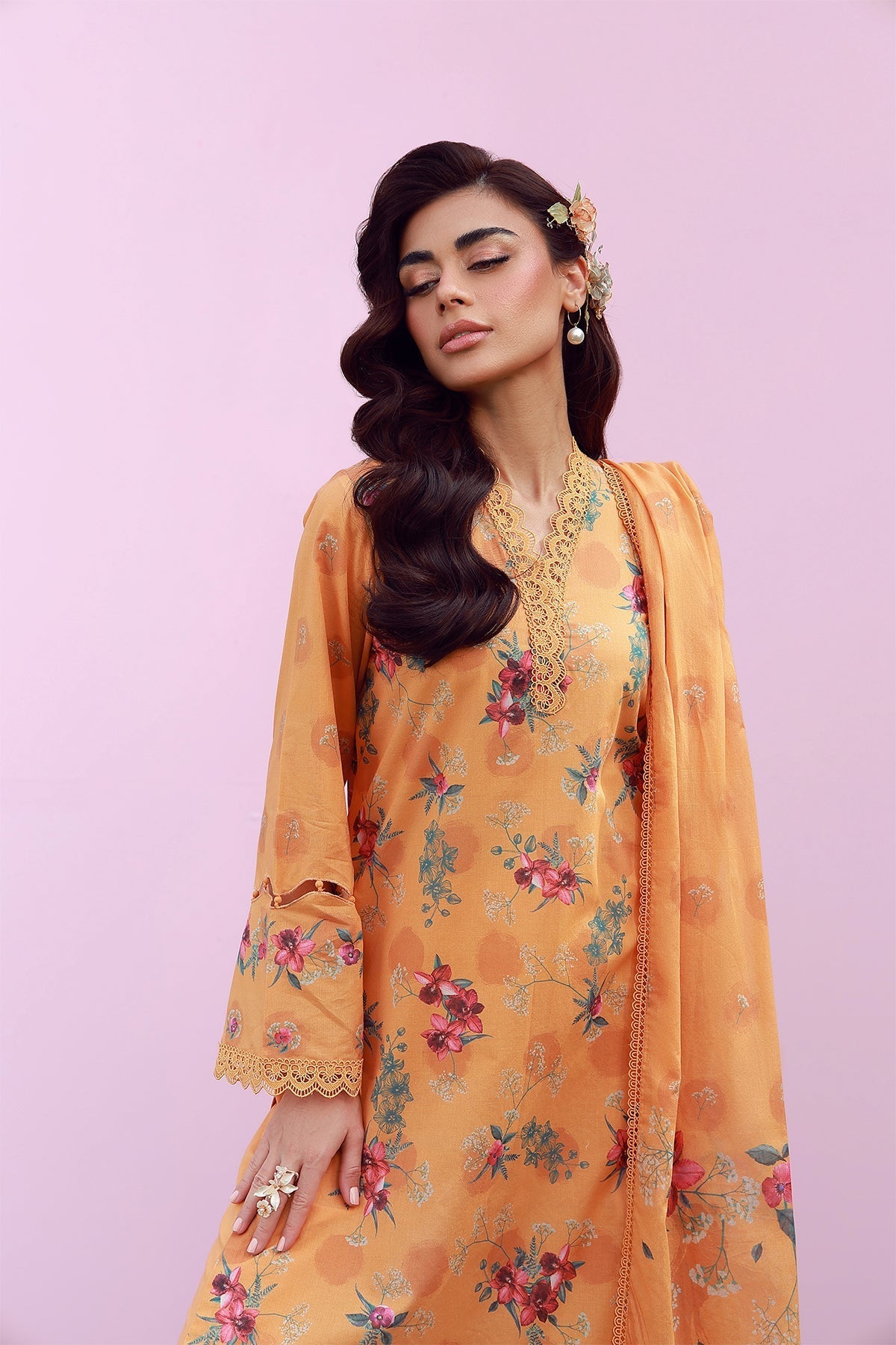 Sahar | Mirha Casual Pret | Marigold Mist, image 4