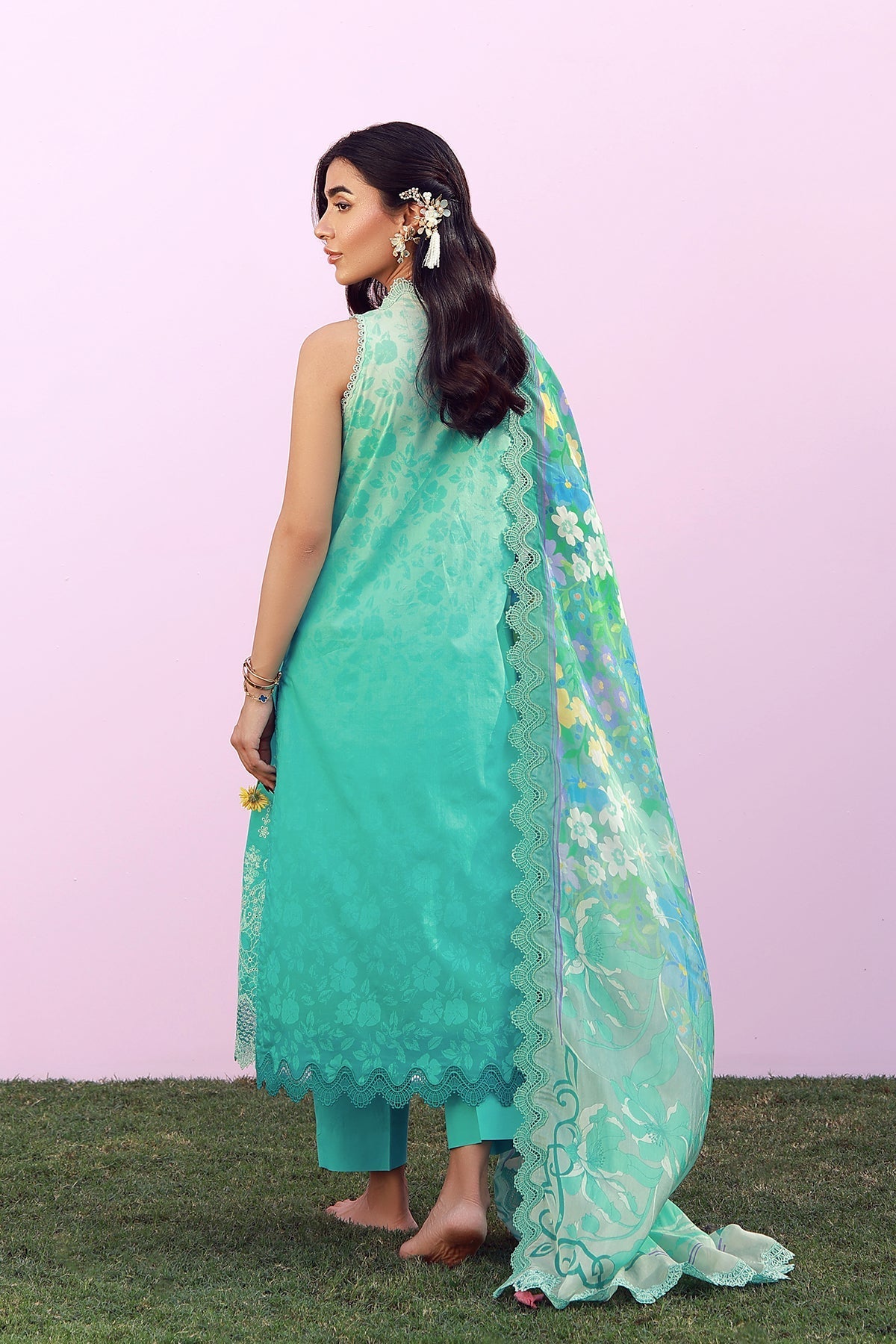 Sahar | Mirha Casual Pret | Turquoise Drift-2