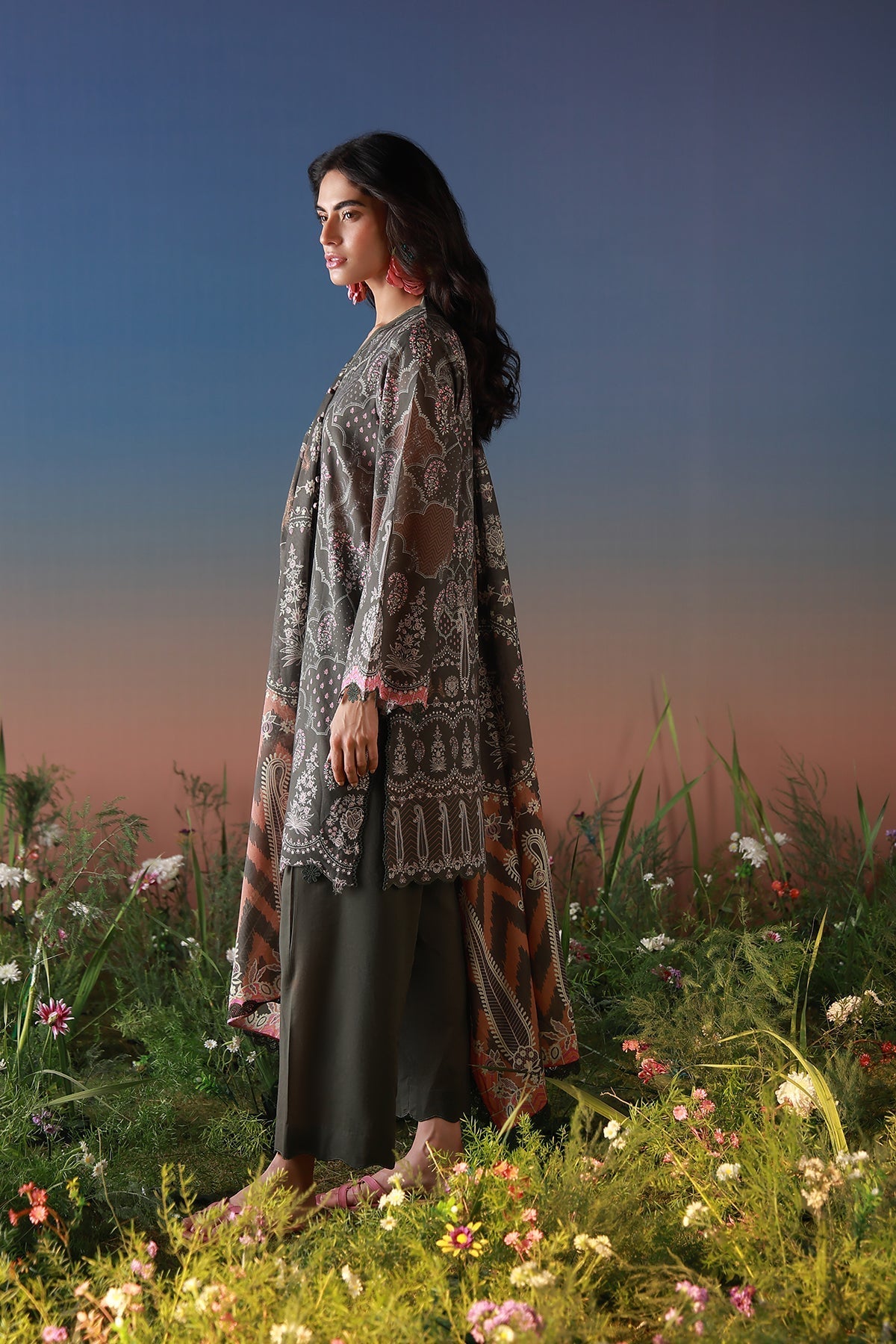 Sahar | Mirha Casual Pret | Shadow Lace-2