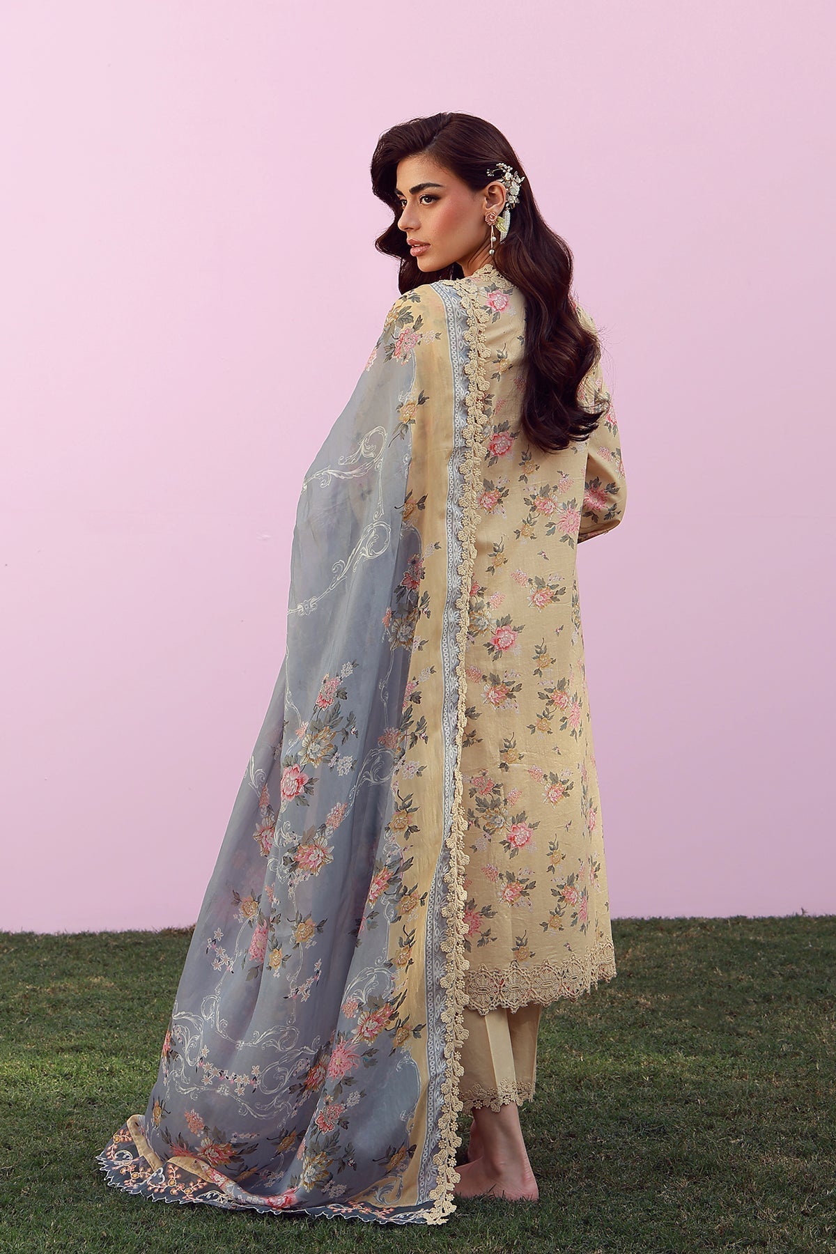 Sahar | Mirha Casual Pret | Rose Crème-2