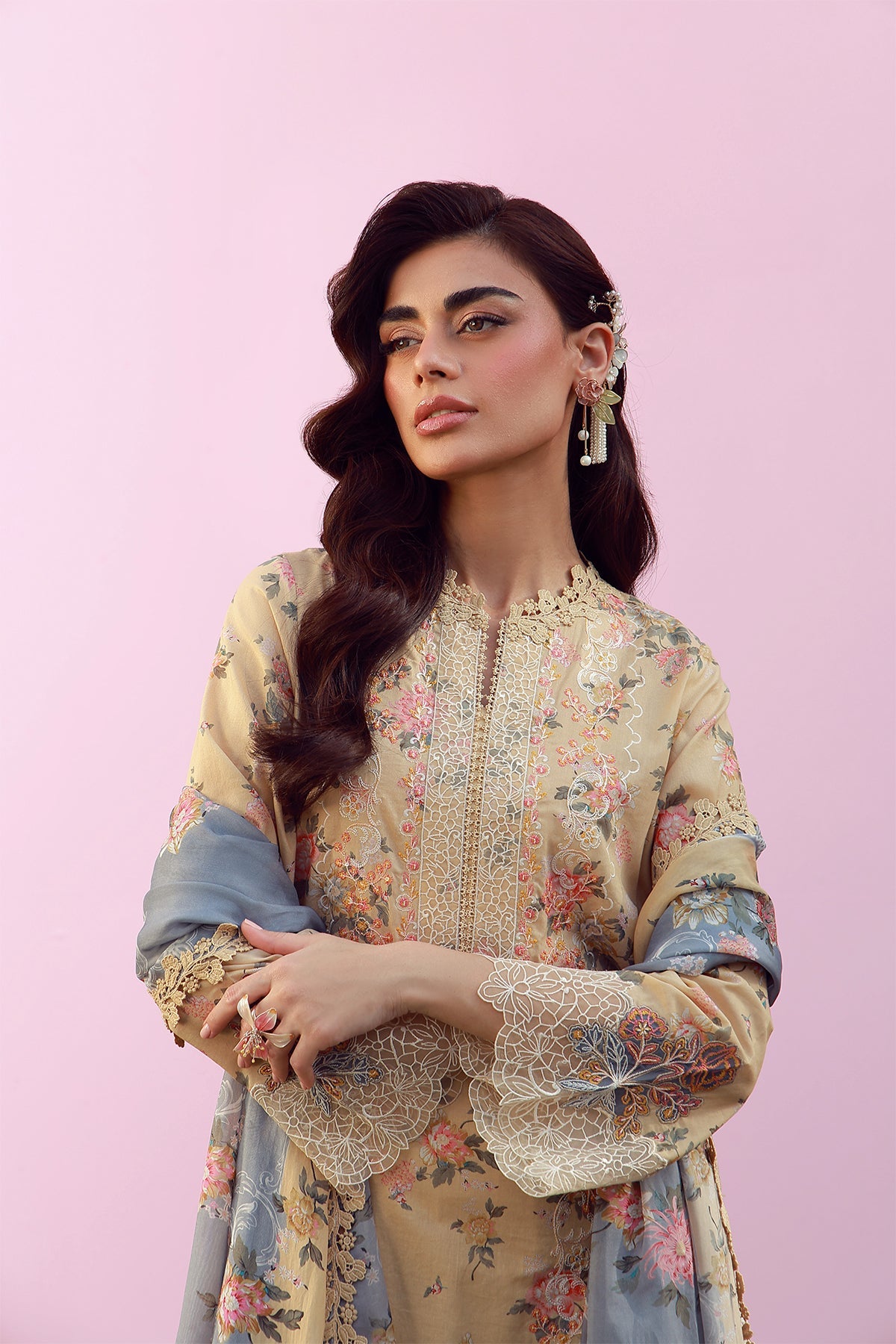 Sahar | Mirha Casual Pret | Rose Crème, image 3