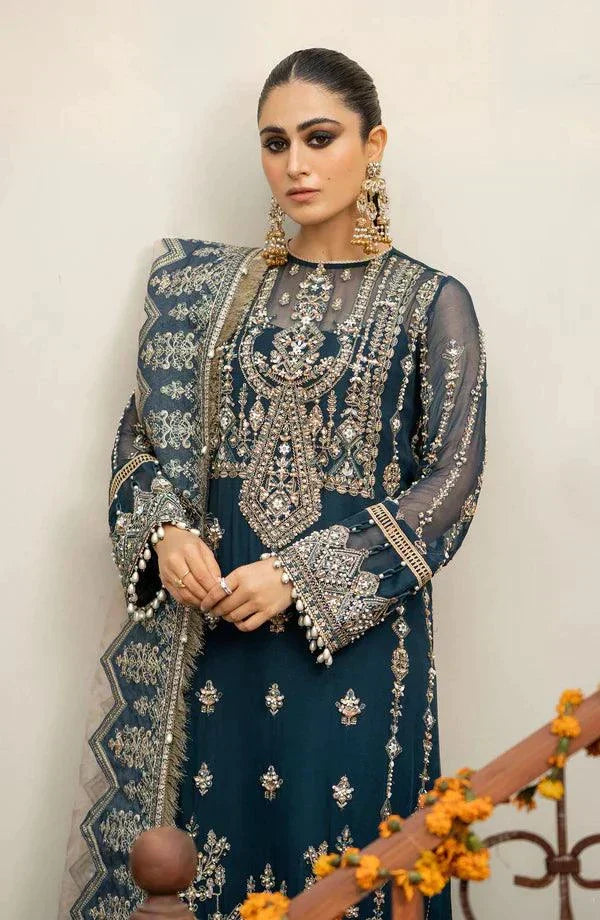 Eleshia | Zarin Wedding Formals 23 | Mayura by Designer Eleshia - House of Maryam - Pakistani Designer Ethnic Wear in {{ shop.shopifyCountryName }}