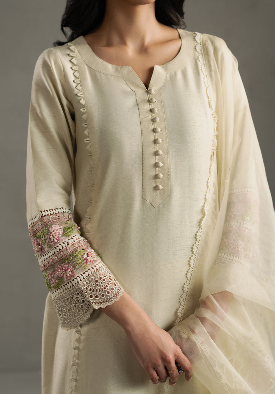 Zarqash | Silk Edit | ZQS 017 SUNLEE -  Zarqash Ladies Clothes - Original Designer Dress - House of Maryam