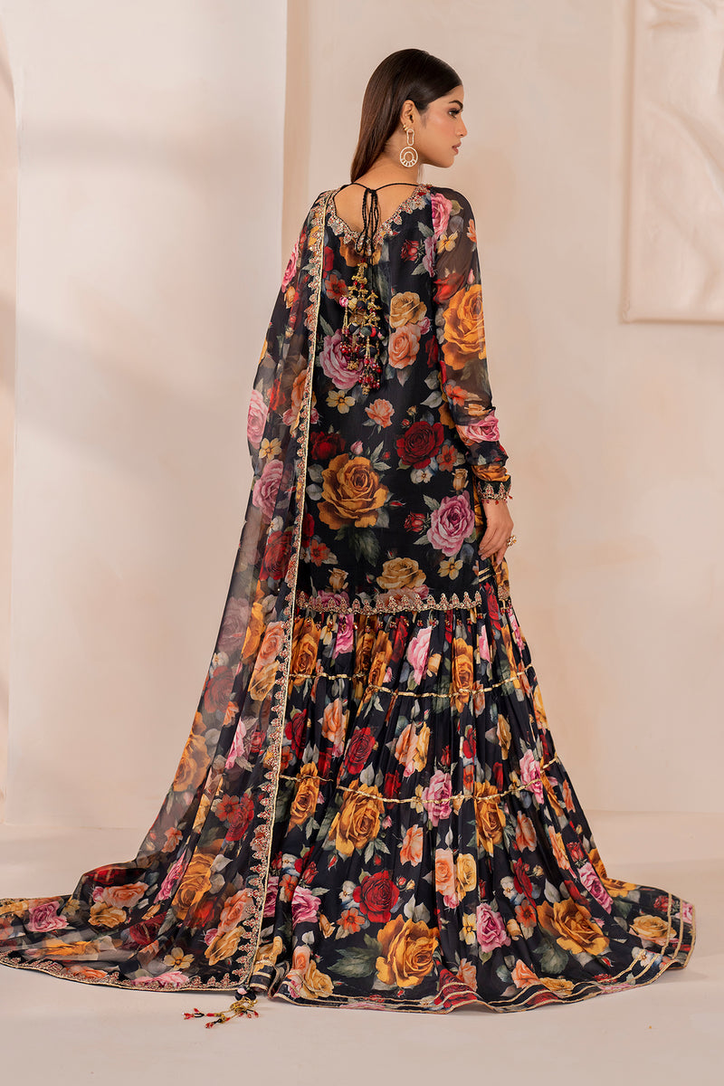 Baroque | Formal Collection | CHIFFON UF-707 -  Baroque Ladies Clothes - Original Designer Dress - House of Maryam