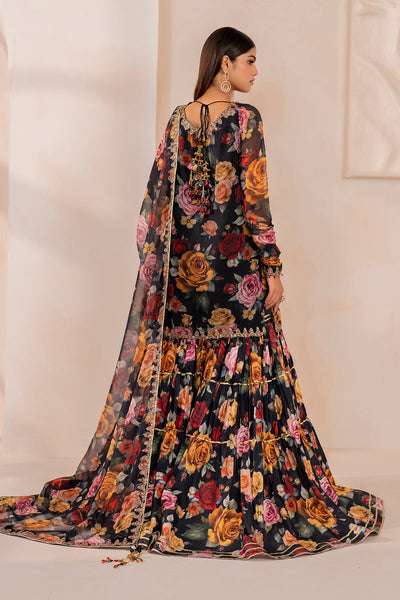 Baroque | Formal Collection | CHIFFON UF-707 -  Baroque Ladies Clothes - Original Designer Dress - House of Maryam