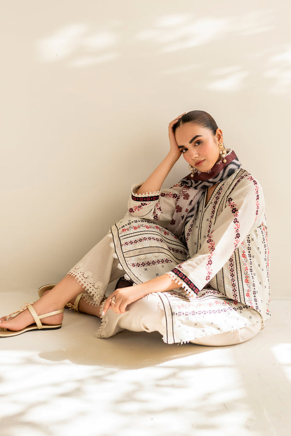 Baroque | Luxury Pret 24 | LAWN UF-678 -  Baroque Luxury - Original Designer Dress - House of Maryam