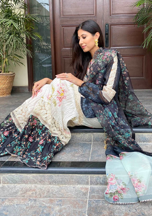 Layla Chatoor | Luxury Pret | Grey Beige-3
