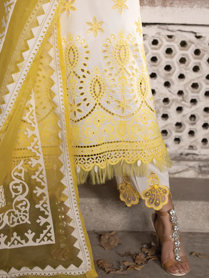 Faiza Faisal | Maya Luxury Lawn | Ceren -  Faiza Faisal Luxury - Original Designer Dress - House of Maryam
