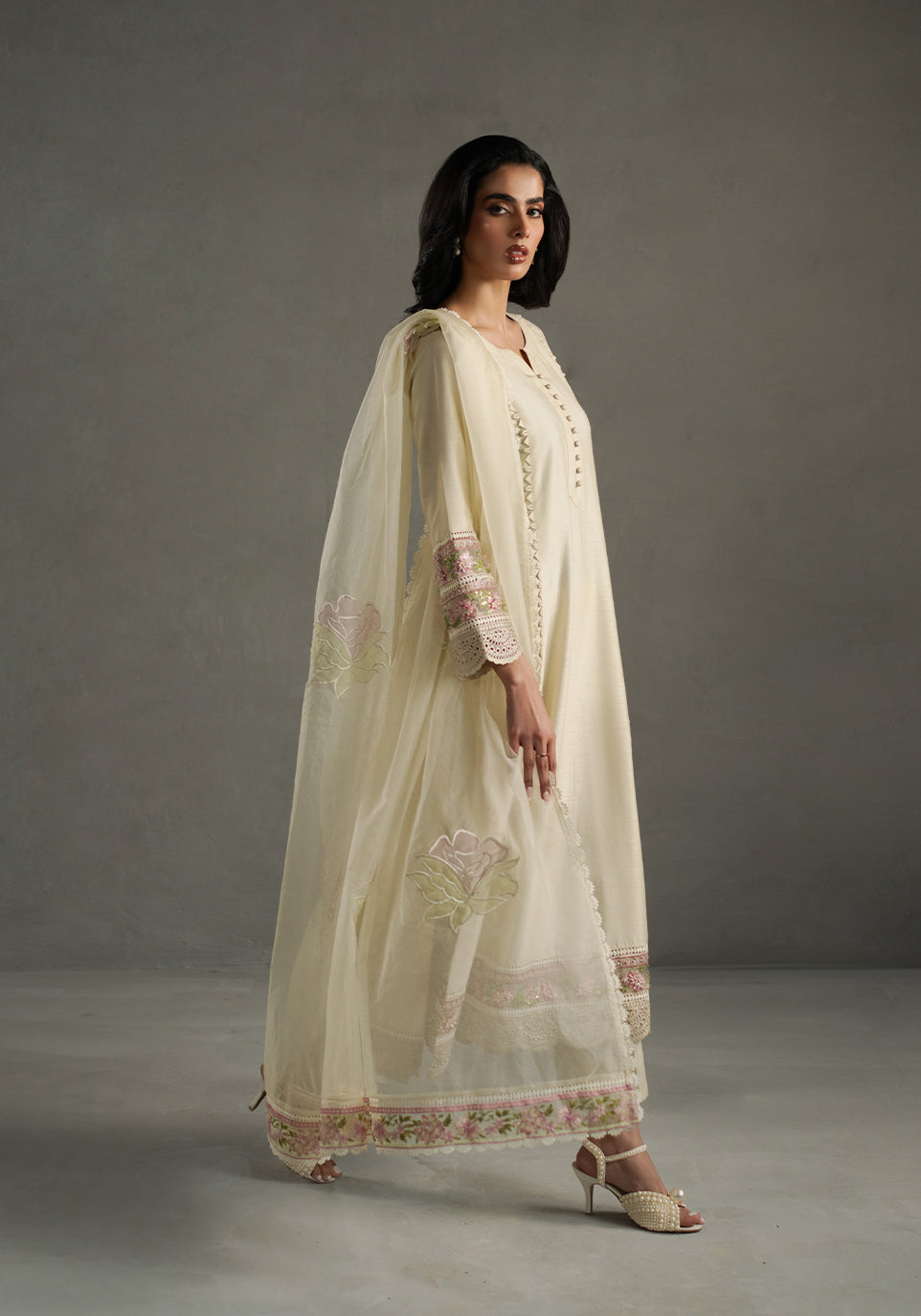 Zarqash | Silk Edit | ZQS 017 SUNLEE -  Zarqash Ladies Clothes - Original Designer Dress - House of Maryam