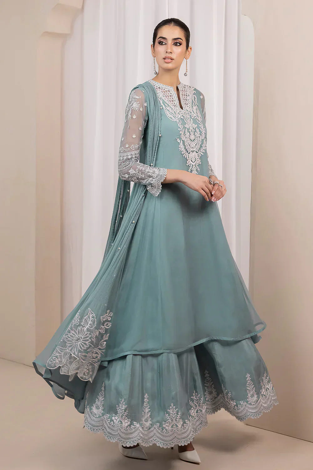 Baroque | Formals Collection | PR-845 -  Baroque Formal - Original Designer Dress - House of Maryam