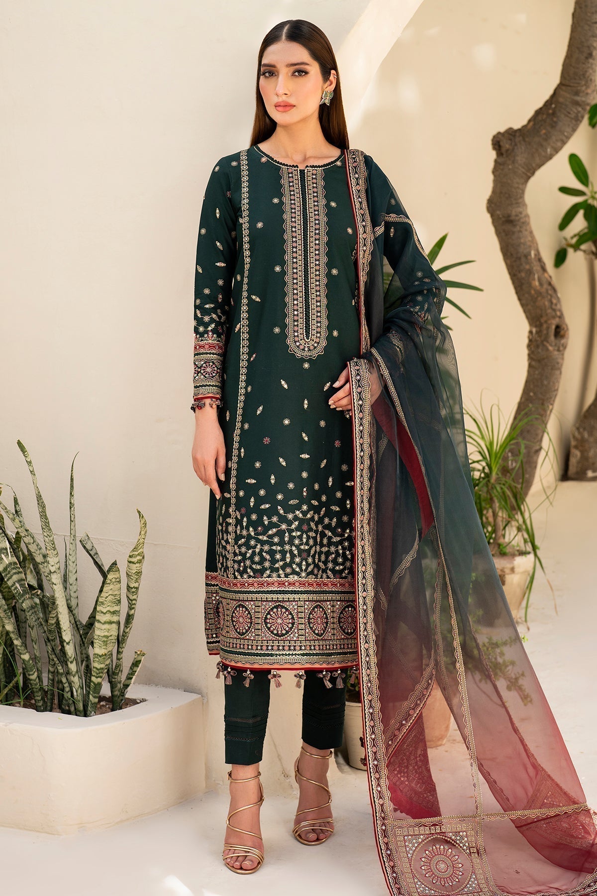 Jazmin | Irish Lawn SS 24 | D9 -  Jazmin Luxury - Original Designer Dress - House of Maryam