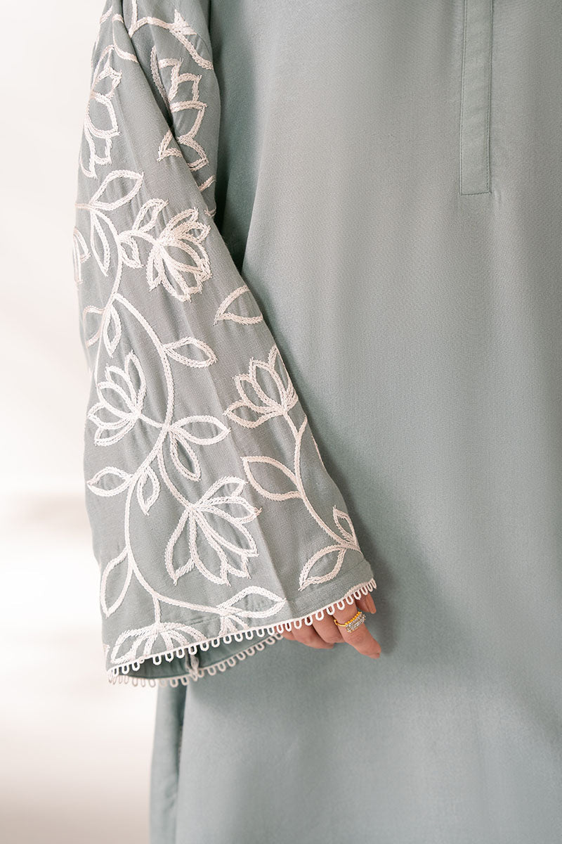 Cross Stitch | Exclusive Pret | Wave Whisper-2PC (Shirt & Trouser)-4